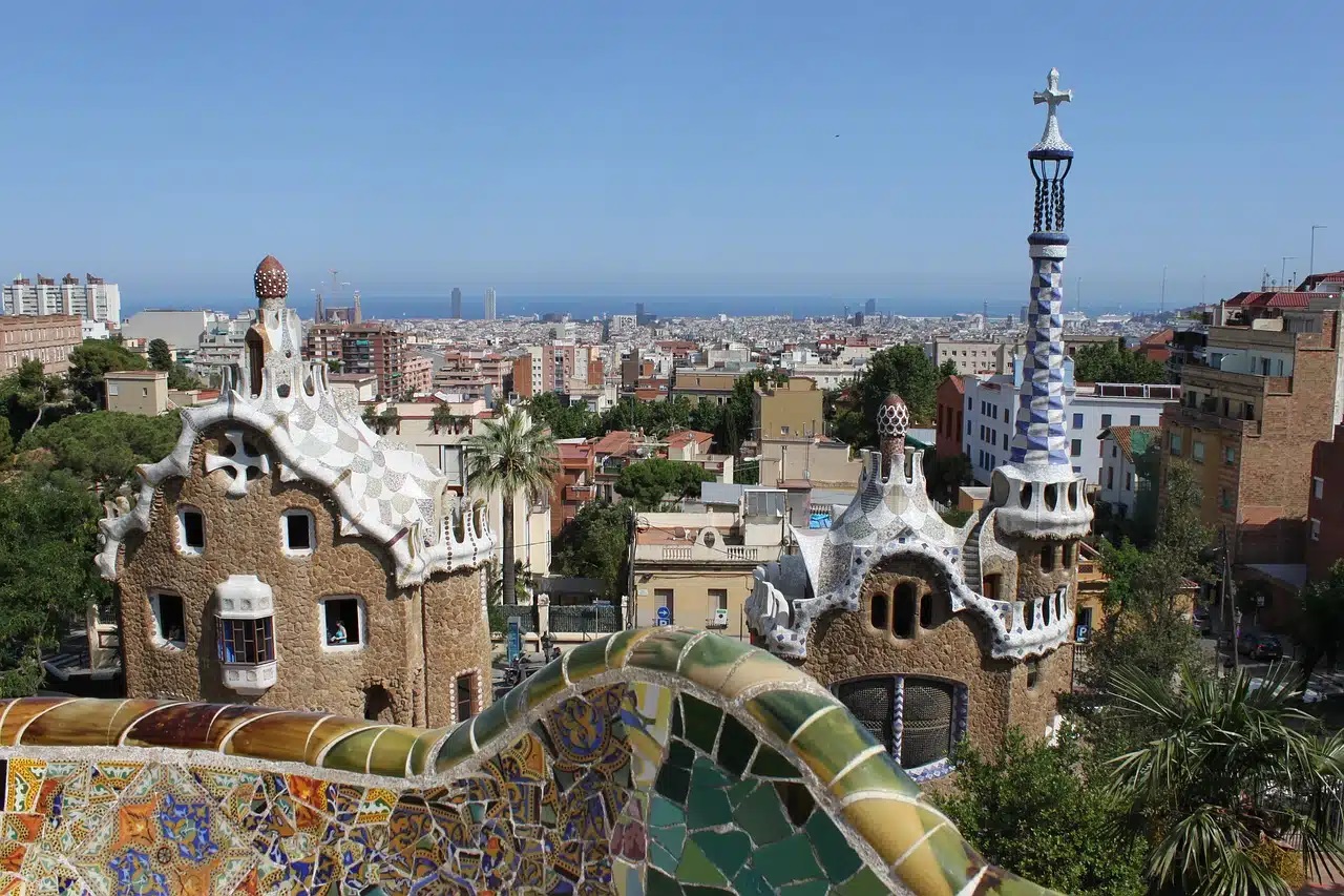 Barcelonas Kunstwerke mit dem Park Guell